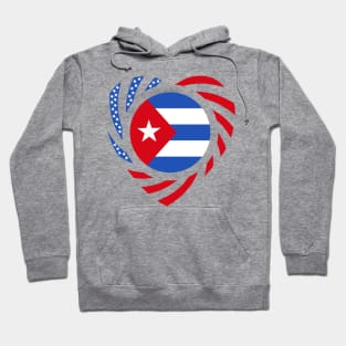 Cuban American Multinational Patriot Flag (Heart) Hoodie